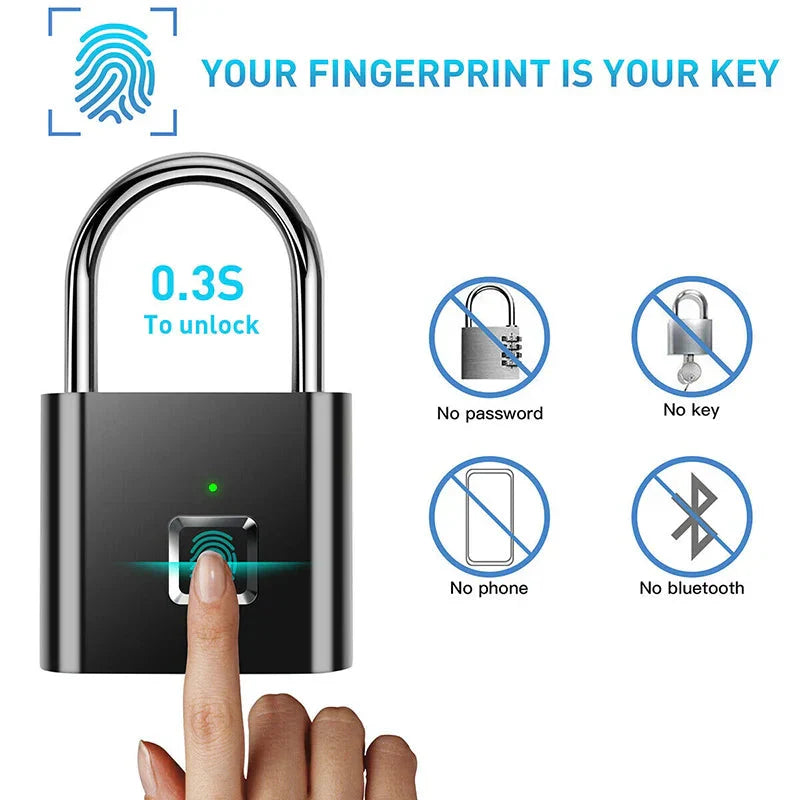 Smart Fingerprint Padlock 