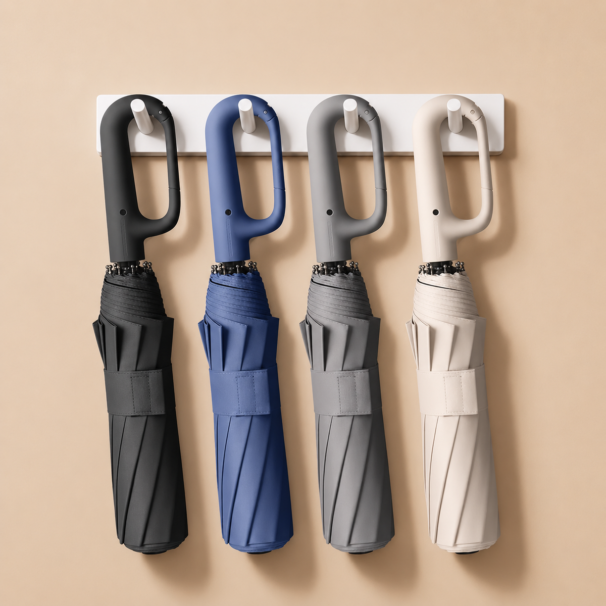 Compact Automatic Windproof Travel Umbrella