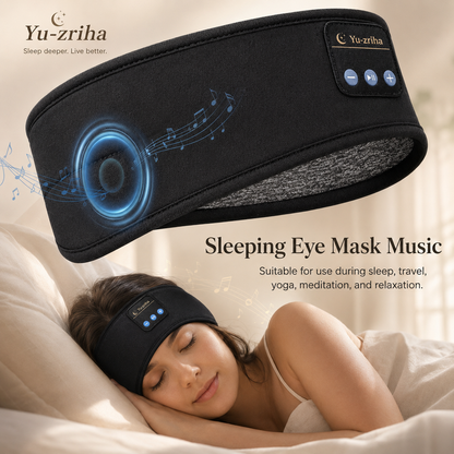 Bluetooth Sleep Headband – Wireless Headphones, Built-In Speakers, Comfortable Fabric, 10-Hour Battery Life