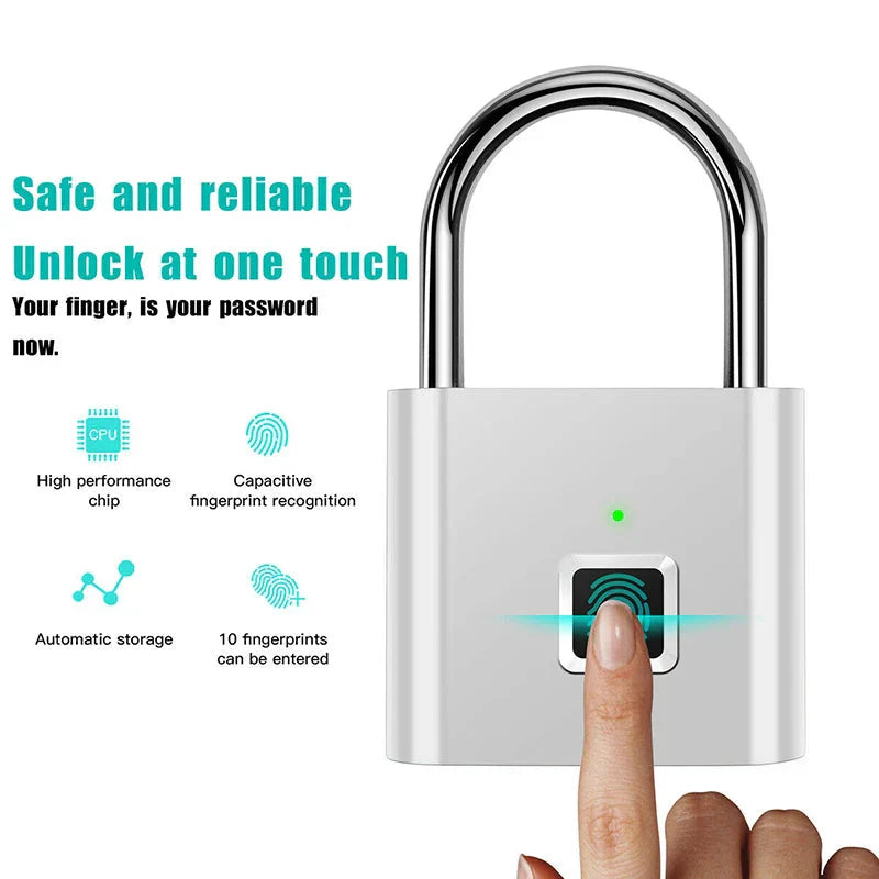 Smart Fingerprint Padlock 